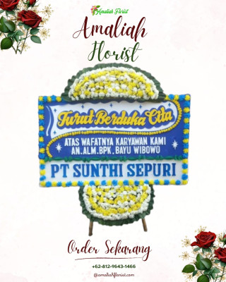 Papan Bunga Duka di Kinovaro
